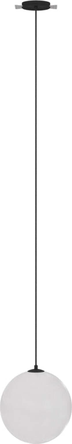 Lampadario-A-Sospensione-Moderno-Luna-Alluminio-Nero-Luce-Led-Integrato-5W-Ip20