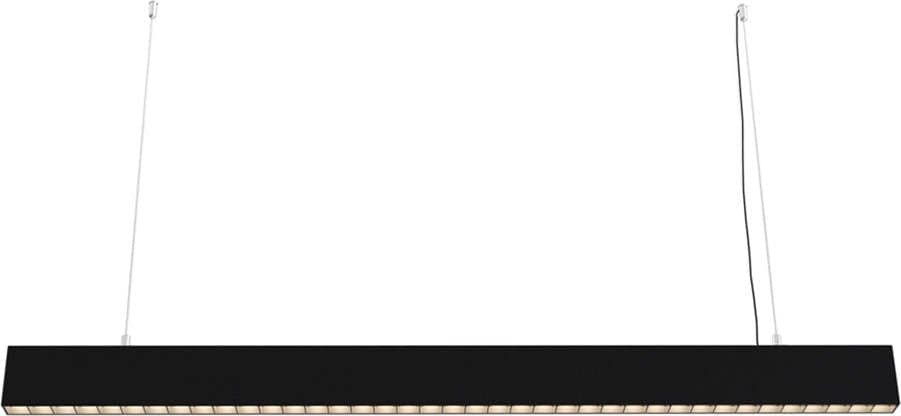 Lampadario-A-Sospensione-Moderno-Points-Alluminio-Nero-Luce-Led-Integrato-40W