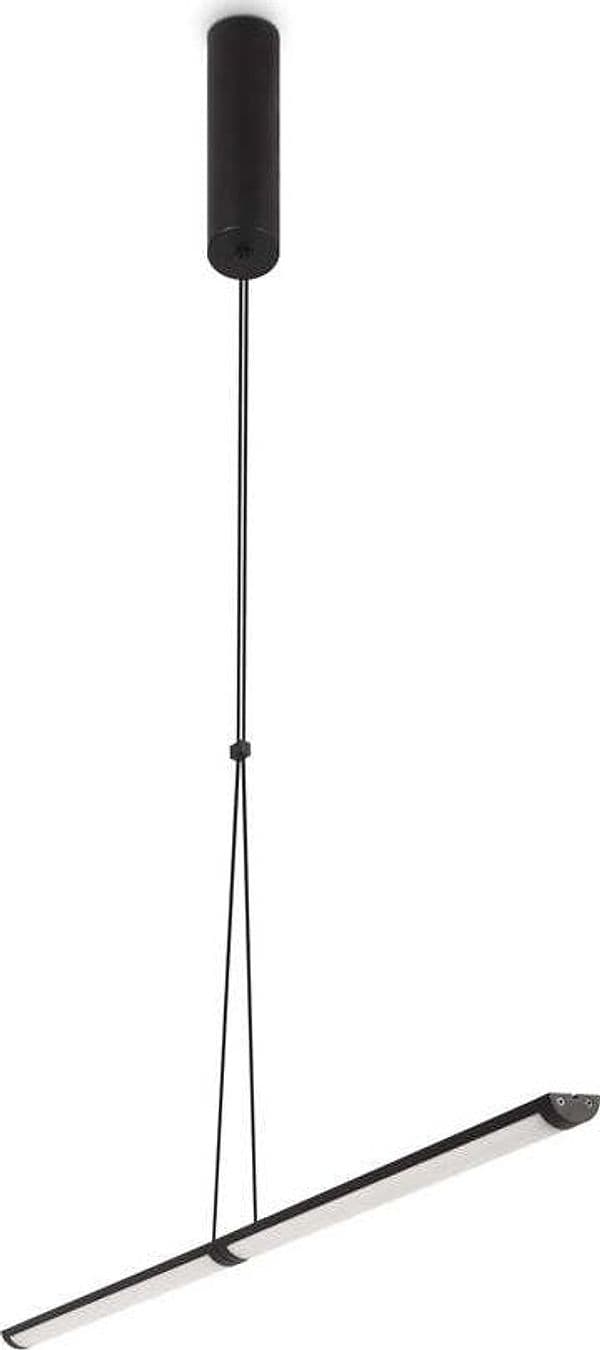 Lampadario-A-Sospensione-Moderno-Supersymmetry-Alluminio-Nero-1-Luce-Led-17W