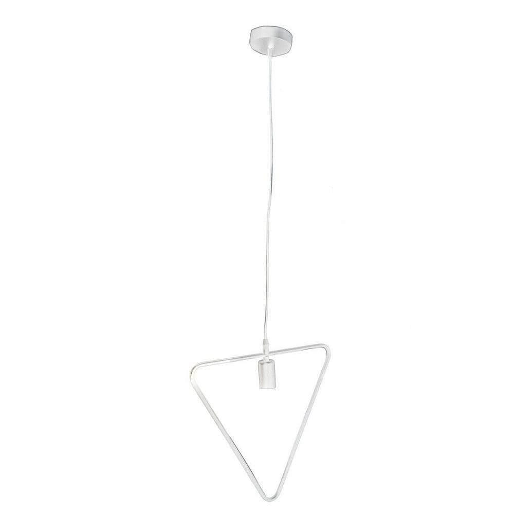 Lampadario A Sospensione Pendente Triangolo Lampada Plafoniera E27 B35-a Bianco Casa, arredamento e bricolage > Illuminazione da interno > Lampadari Trade Shop italia - Napoli, Commerciovirtuoso.it