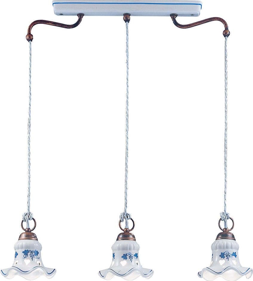 Lampadario-Classico-Chieti-Metallo-E-Ceramica-Nero-Sfumato-Argento-3-Luci-E14