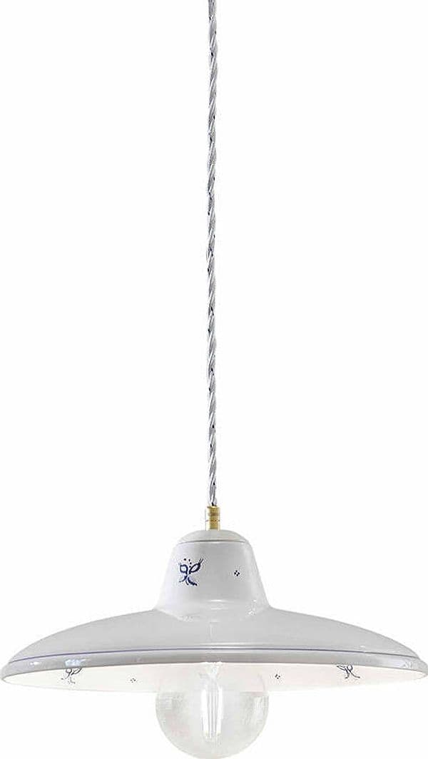 Lampadario-Classico-Como-Ceramica-Bianco-Decorato-Filo-Blu-1-Luce-E27