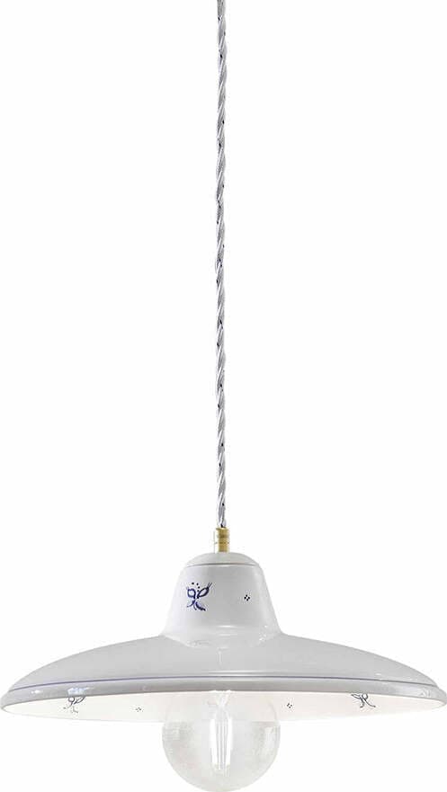 Lampadario-Classico-Como-Ceramica-Bianco-Decorato-Filo-Blu-1-Luce-E27