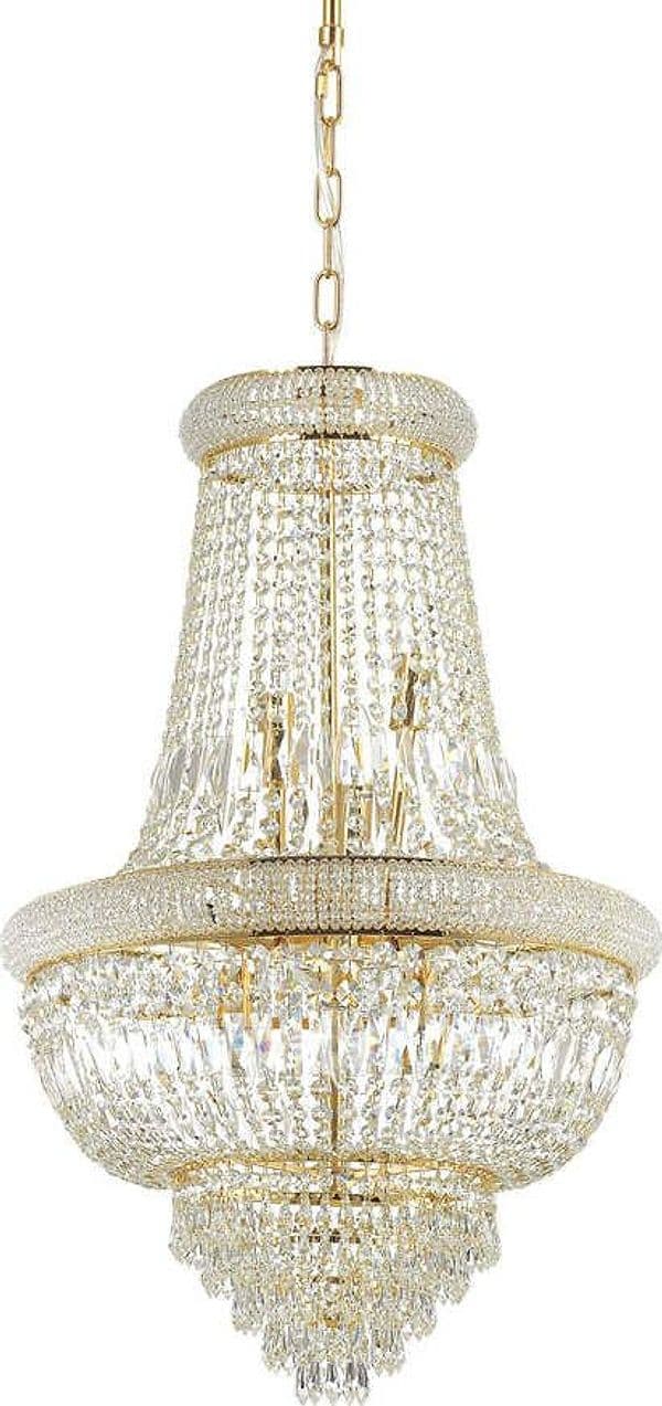 Lampadario-Classico-Dubai-Metallo-Cristallo-Ottone-10-Luci-E14
