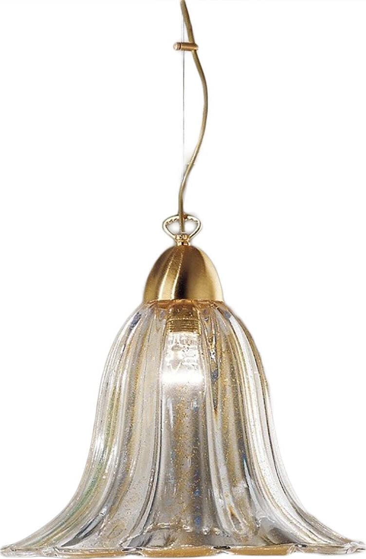 Lampadario-classico-Due-P-illuminazione-2321-S-E27-LED-vetro-soffiato-sospensione