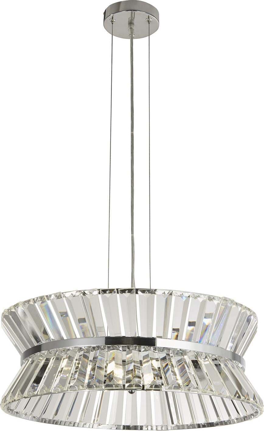 Lampadario-Classico-I-Quartieri-Alti-Acciaio-Cromo-Vetro-Trasparente-7-Luci-G9