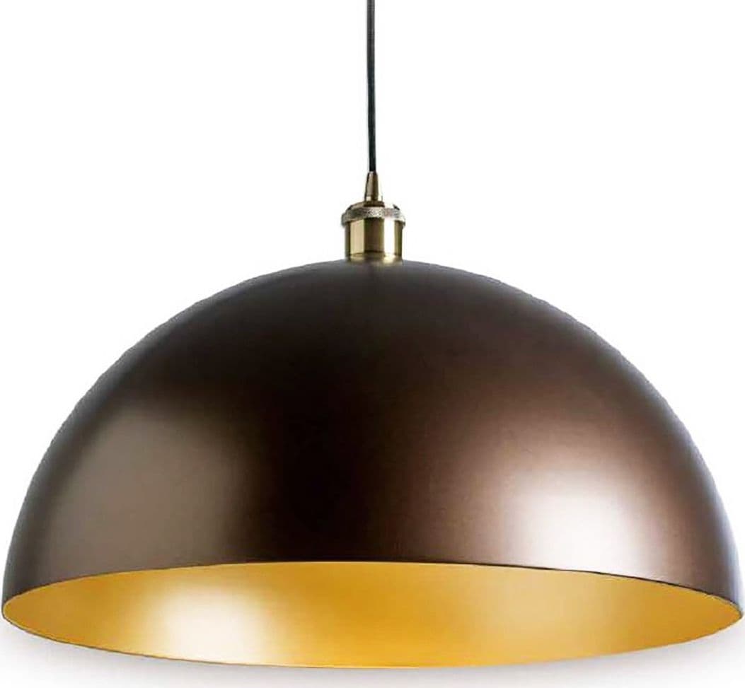 Lampadario-classico-Illuminando-CUPOLA-E27-LED-metallo-monoemissione-sospensione