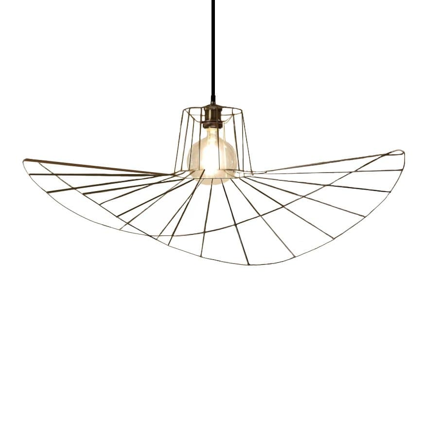 Lampadario-classico-Illuminando-SOMBRERO-SP-E27-LED-metallo-sospensione-lampada-soffitto