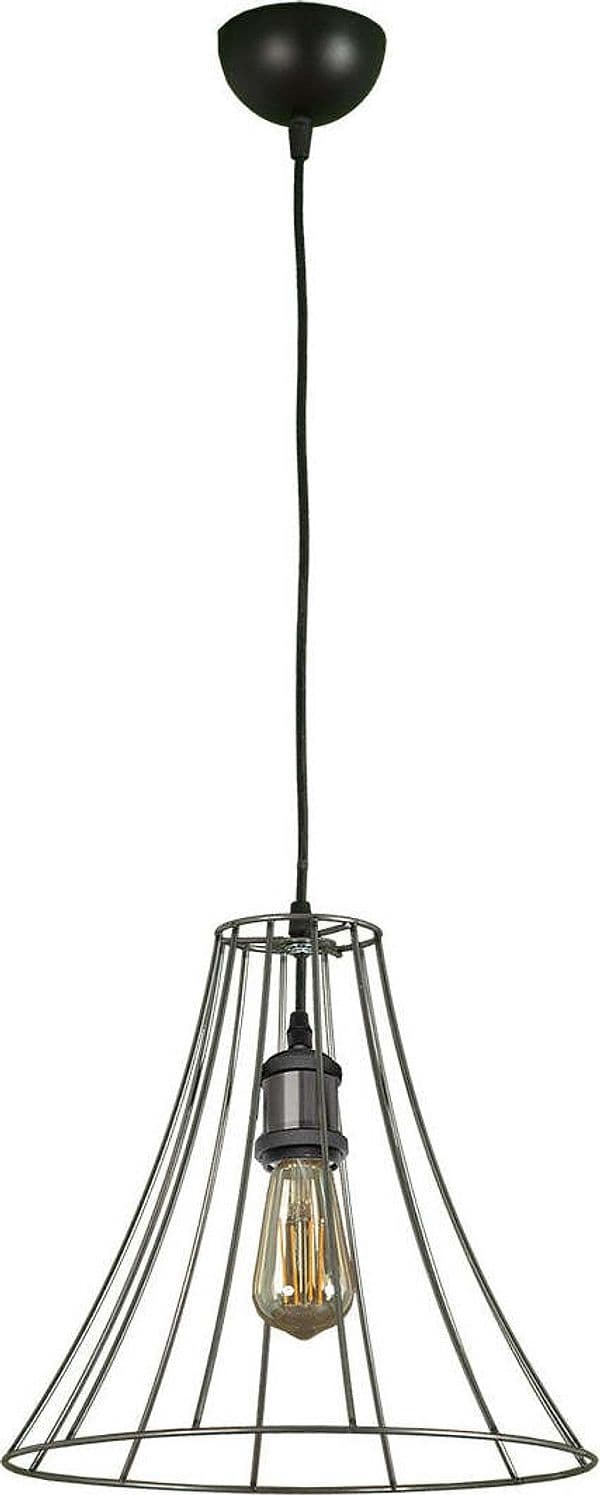 Lampadario-classico-Padana-Lampadari-BASKET-1114-S1-E27-LED-metallo-sospensione
