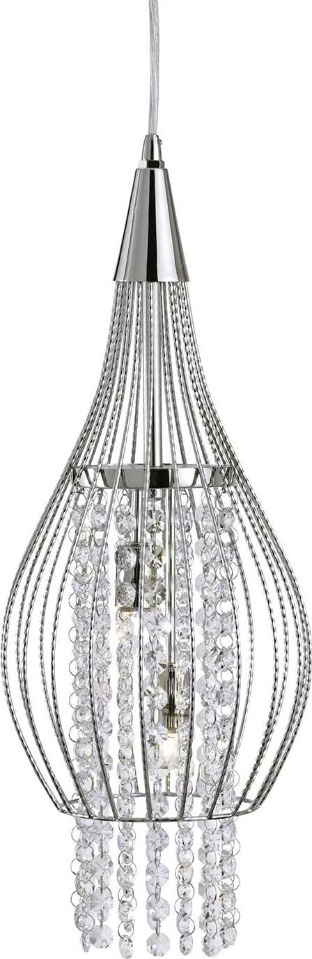 Lampadario-Classico-Razzo-Acciaio-Cromo-Vetro-2-Luci-G9