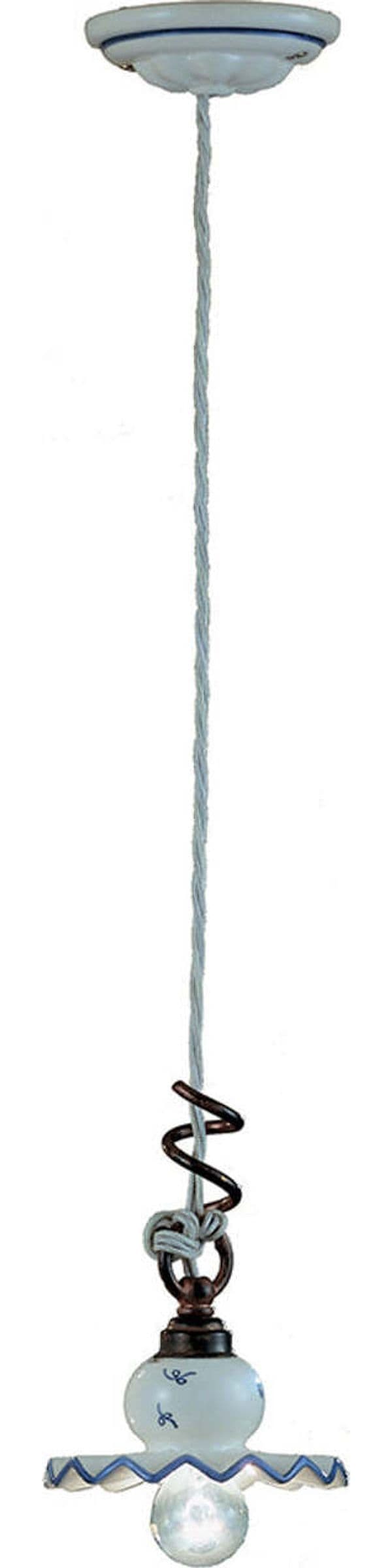 Lampadario-Classico-Roma-Metallo-E-Ceramica-Nero-Sfumato-Rame-1-Luce-E14