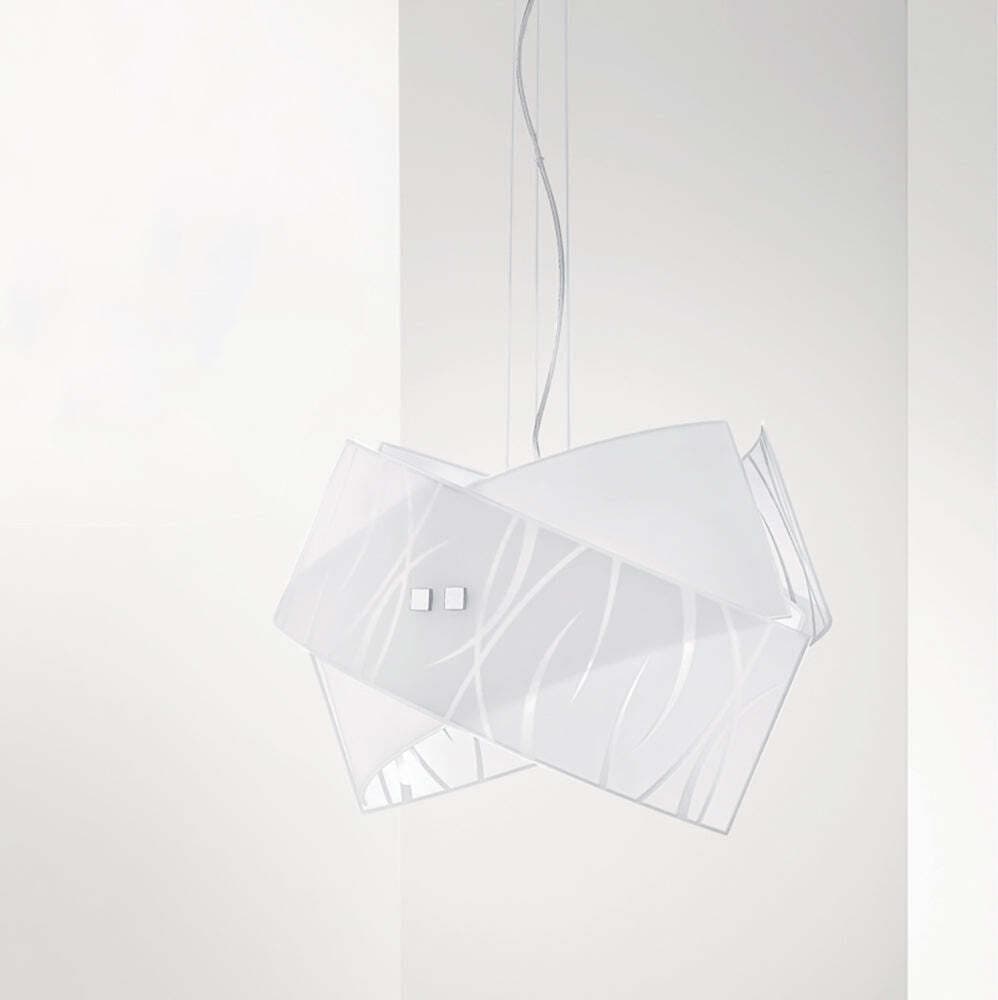 Lampadario-Contemporaneo-Agnese-Metallo-Finitura-Cromo-2-Luci-E27-53Cm
