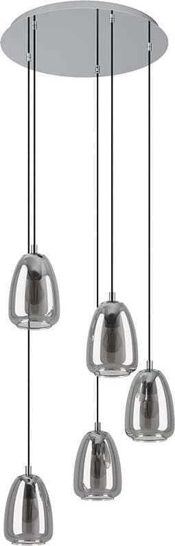 Lampadario-Contemporaneo-Alobrase-5-Luci-Metallo-Cromo