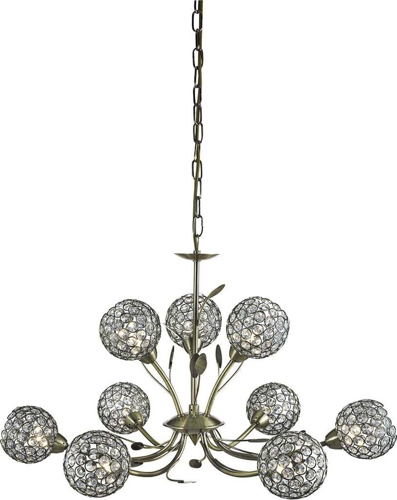 Lampadario-Contemporaneo-Bellis-Ii-Acciaio-Ottone-Vetro-9-Luci-G9