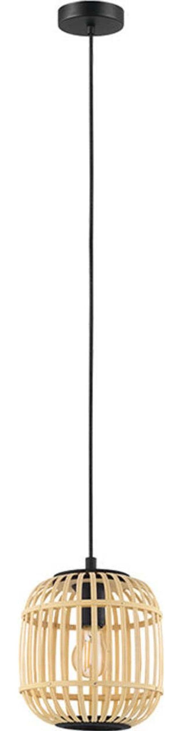 Lampadario-Contemporaneo-Bordesley-Piccolo-1-Luce-Acciaio-Nero