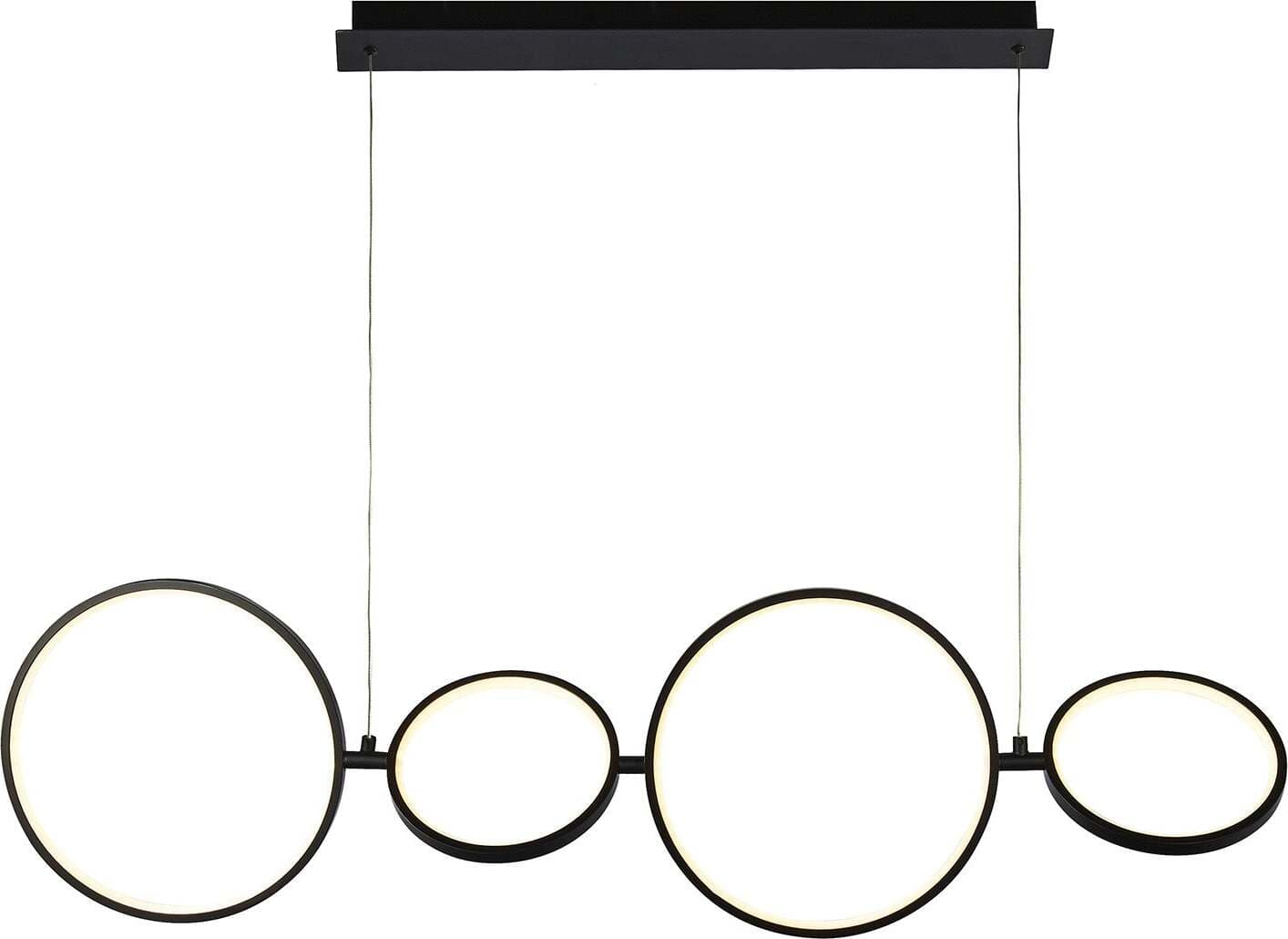 Lampadario-Contemporaneo-Circo-Acciaio-Bianco-Policarbonato-Nero-Led-40,7W-3000K