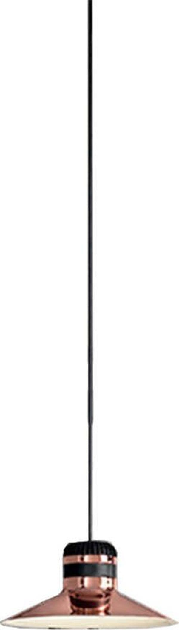 Lampadario-Contemporaneo-Cordea-D-36Cm-Metallo-Oro-Rosa-Led-10W
