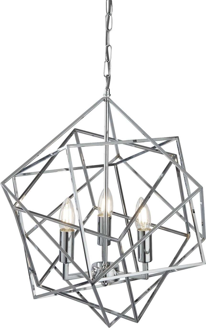 Lampadario-Contemporaneo-Cubo-Acciaio-Cromo-3-Luci-E14