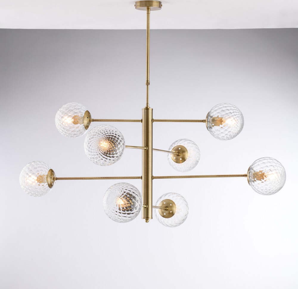 Lampadario-Contemporaneo-Demetra-Bronzo-8-Luci-E14