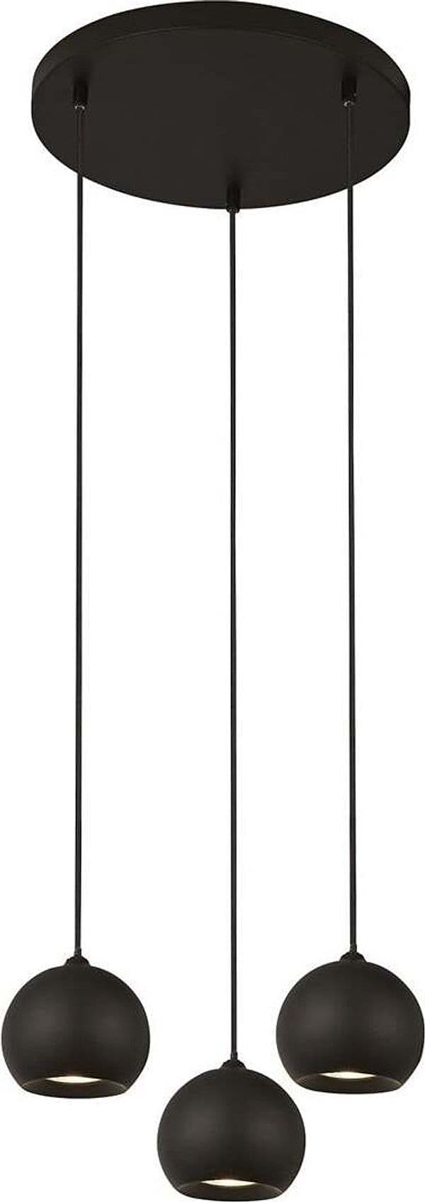 Lampadario-Contemporaneo-Eindhoven-Acciaio-Nero-3-Luci-Gu10