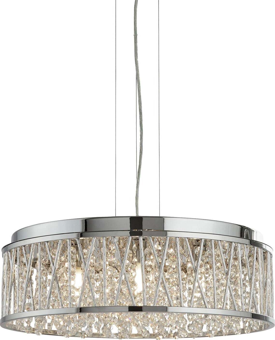Lampadario-Contemporaneo-Elisa-Acciaio-Cromo-Vetro-7-Luci-G9
