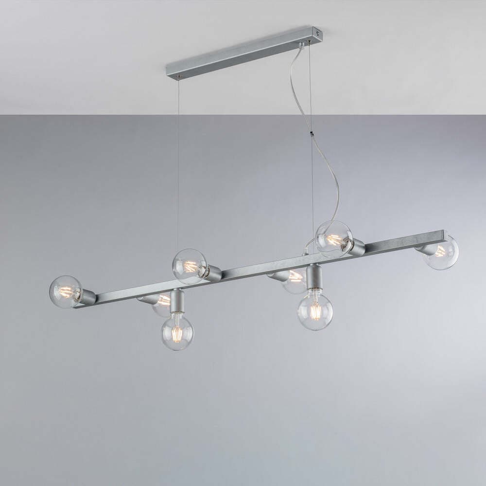 Lampadario-Contemporaneo-Fabian-Argento-8-Luci-E27