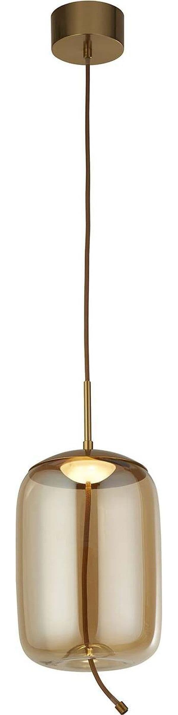 Lampadario-Contemporaneo-Lisbona-Acciaio-Ottone-Vetro-Argento-Led-6W-2700K