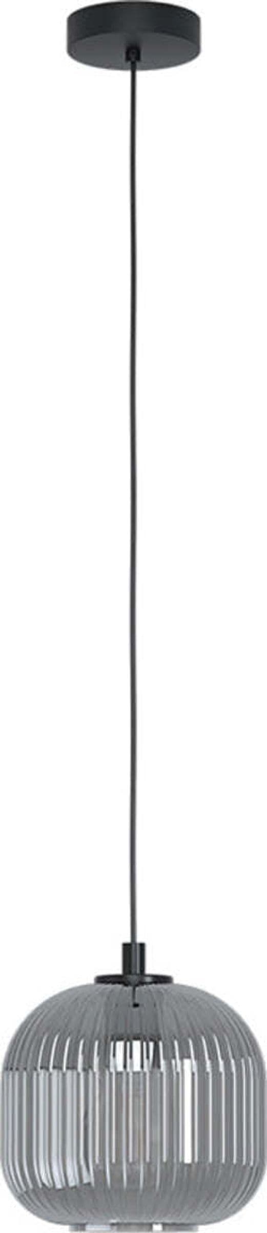 Lampadario-Contemporaneo-Mantunalle-1-Luce-Acciaio-Nero
