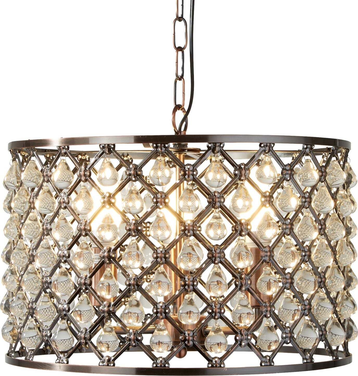 Lampadario-Contemporaneo-Marchesa-Acciaio-Rame-Vetro-3-Luci-E14-D38Cm