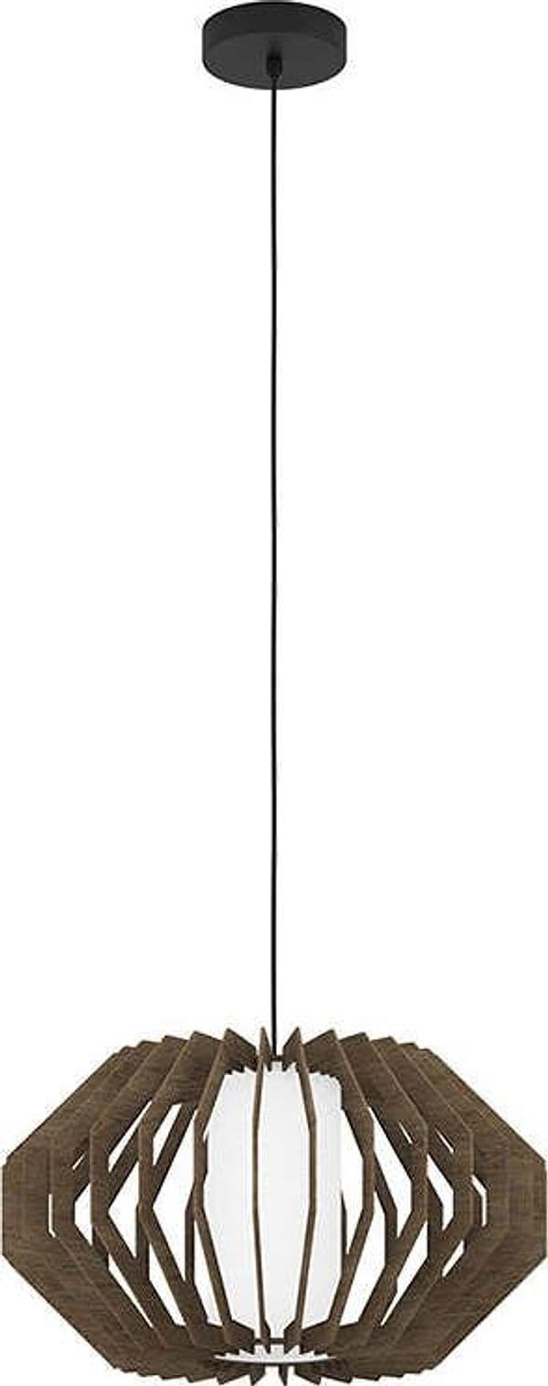 Lampadario-Contemporaneo-Rusticaria-1-Luce-Acciaio-Nero