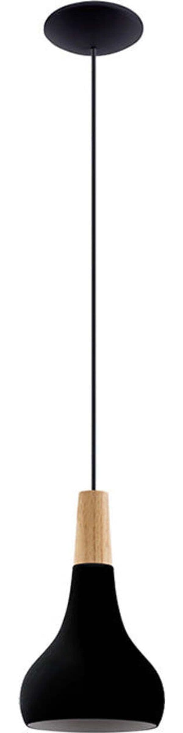Lampadario-Contemporaneo-Sabinar-Piccolo-1-Luce-Metallo-Nero-E-Marrone