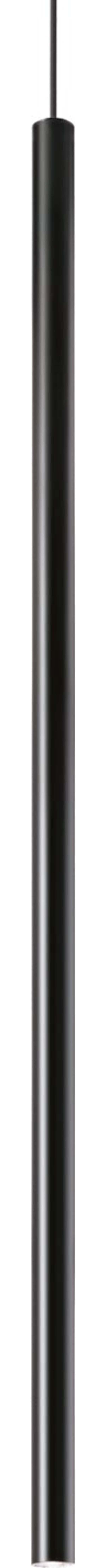 Lampadario-Contemporaneo-Ultrathin-Metallo-Nero-Led-12W-3000K-Ip20