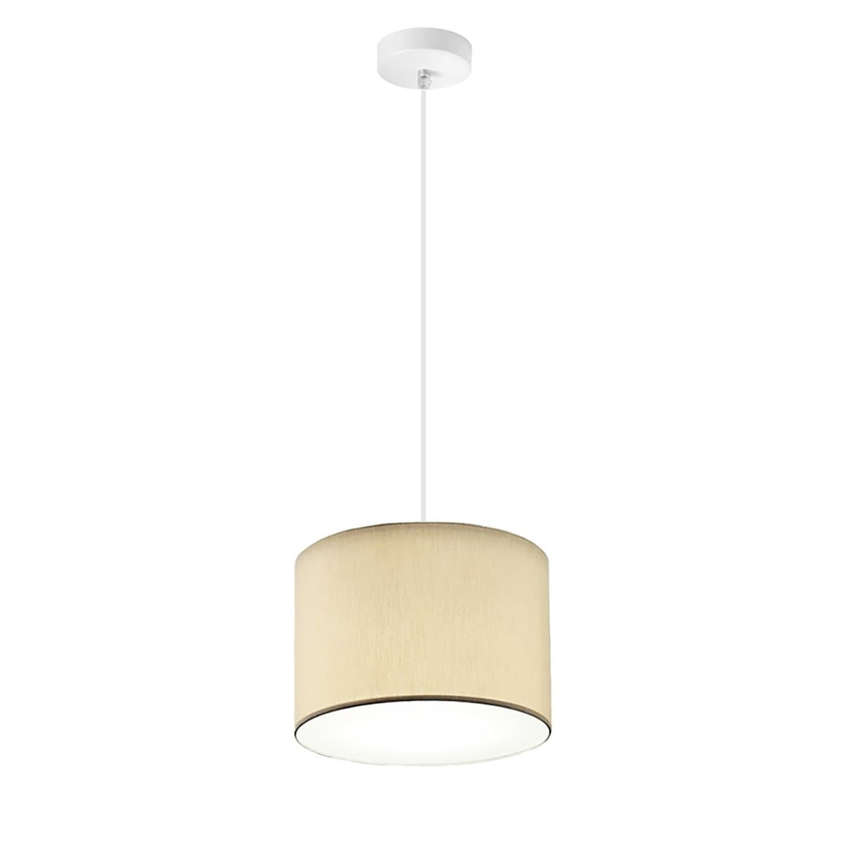 Lampadario-Illuminando-CILINDRO-SP-20-E27-LED-metallo-tessuto-sospensione-classica-moderna