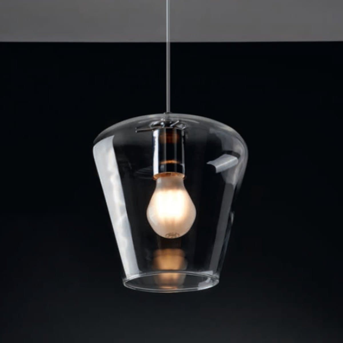 Lampadario-Illuminando-PAGODA-1B-E27-LED-sospensione-moderna-vetro-lampada-soffitto