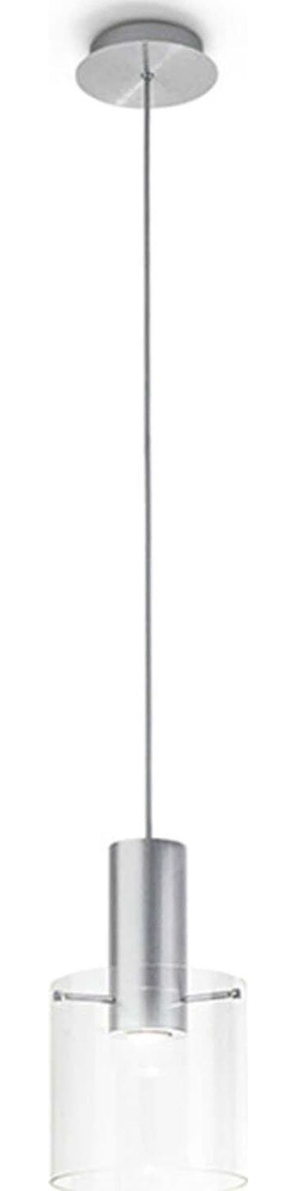 Lampadario-In-Alluminio-Contemporaneo-Hugo-Trasparente-1-Luce