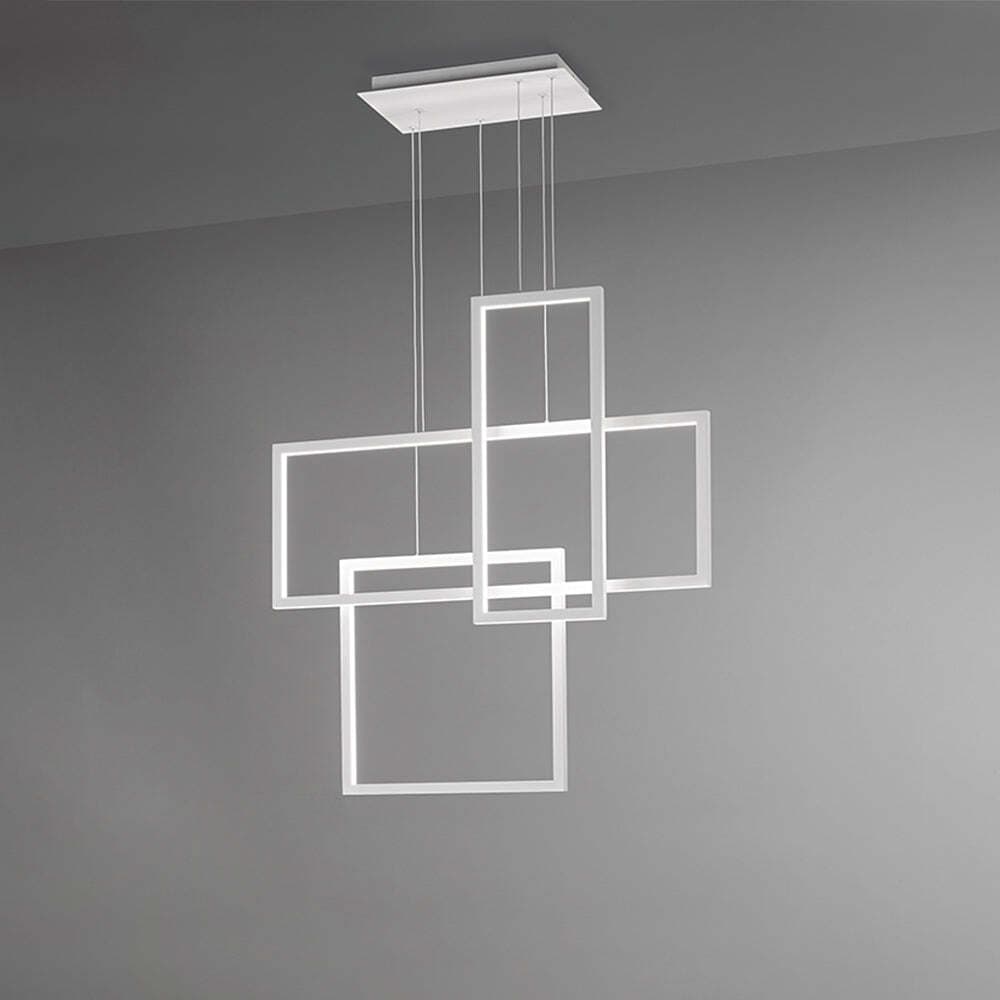 Lampadario-In-Alluminio-Industrial-Cross-Colore-Bianco-Led
