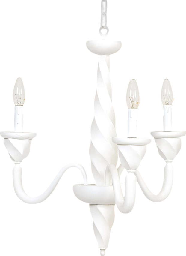 Lampadario-In-Legno-Classico-Bianco-Opaco-3-Luci-Coromorano