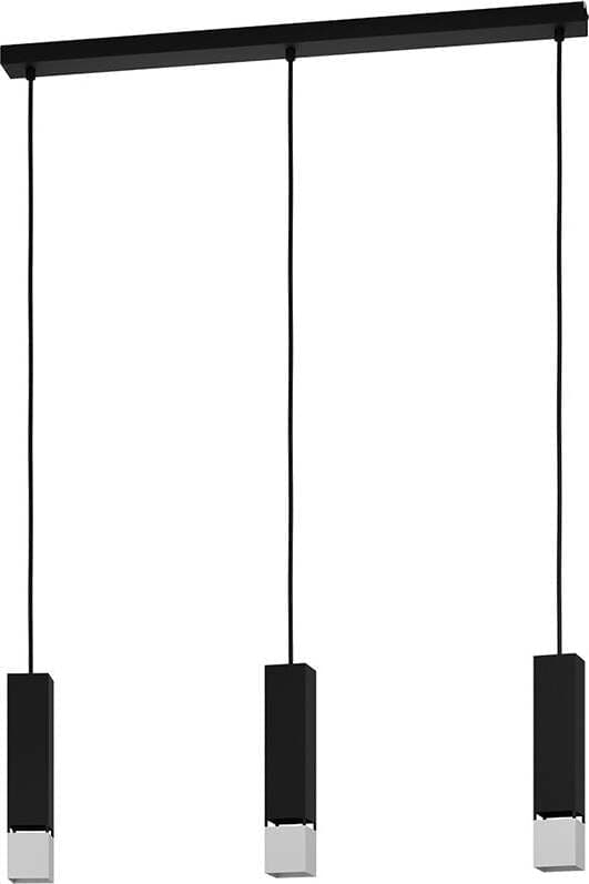 Lampadario-Industrial-Butrano-3-Luci-Acciaio-Nero-E-Argento