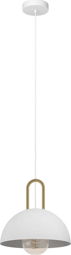 Lampadario-Industrial-Calmanera-1-Luce-Acciaio-Bianco-E-Ottone
