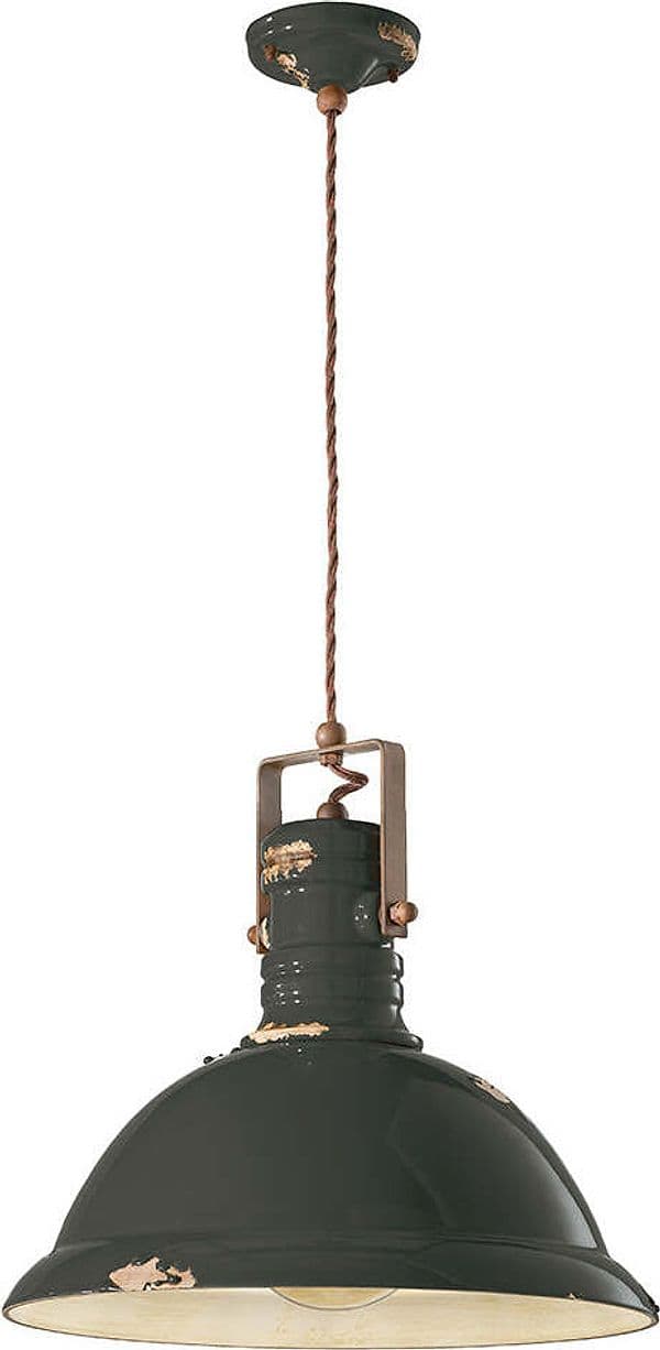 Lampadario-Industrial-Ferro-E-Ceramica-Vintage-Nero-1-Luce-E27-40Cm