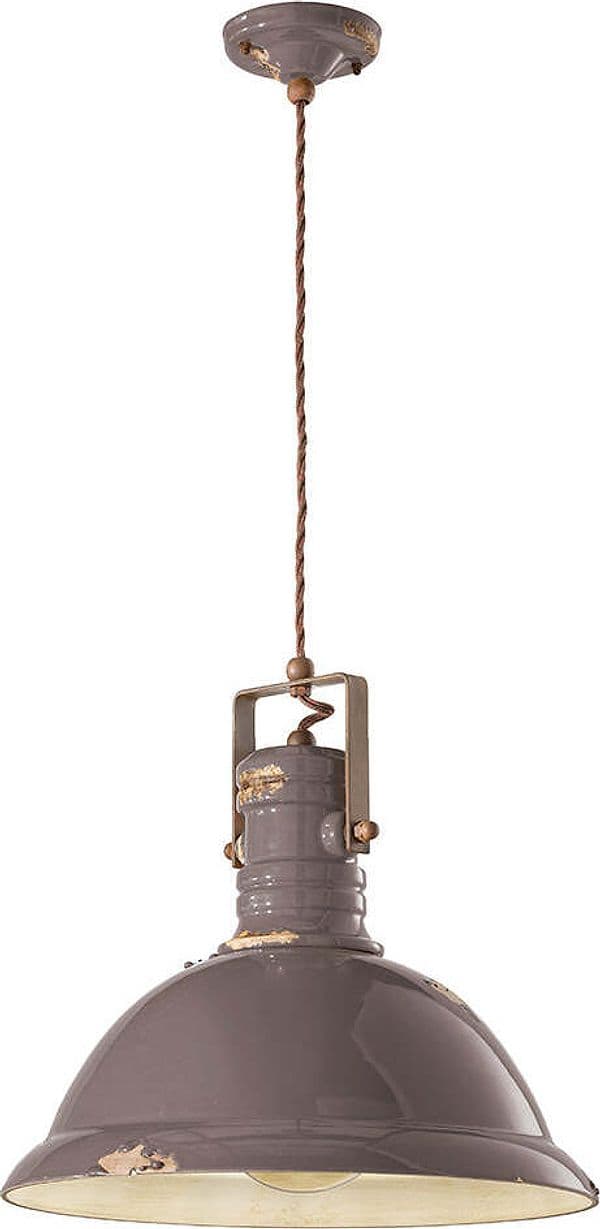 Lampadario-Industrial-Ferro-E-Ceramica-Vintage-Tortora-1-Luce-E27-40Cm
