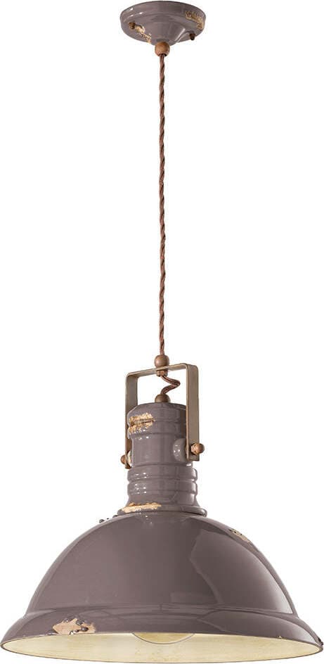 Lampadario-Industrial-Ferro-E-Ceramica-Vintage-Tortora-1-Luce-E27-40Cm