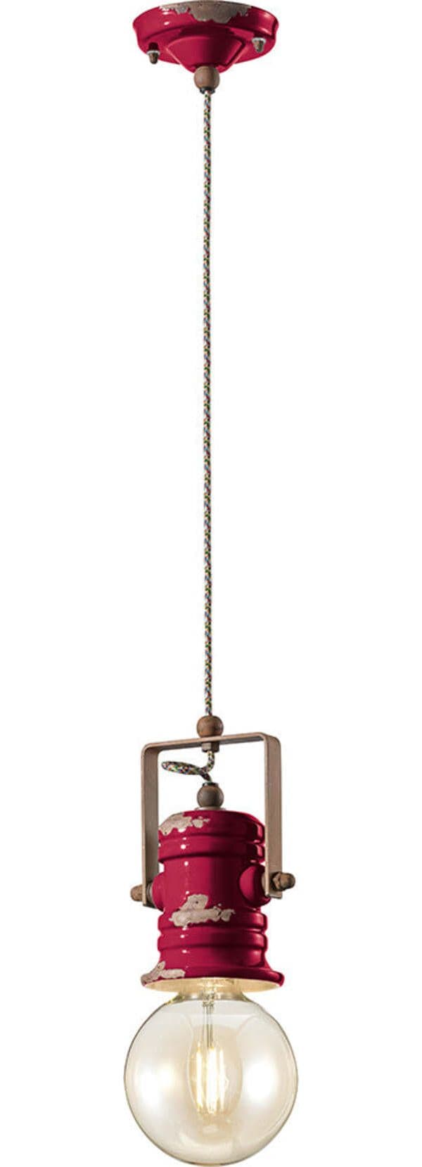 Lampadario-Industrial-Minimal-Urban-Ferro-Ceramica-Vintage-Bordeaux-1-Luce-E27