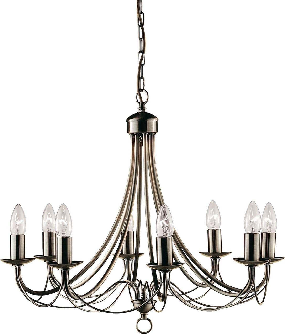 Lampadario-Industrial-Nordico-Maypole-Acciaio-Ottone-8-Luci-E14