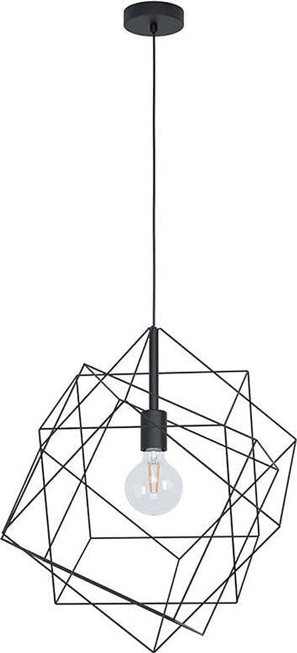 Lampadario-Industrial-Straiton-1-Luce-Acciaio-Nero-Grande