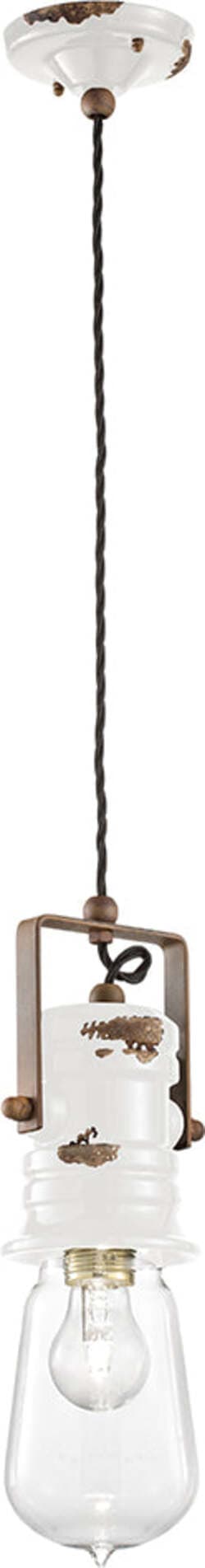 Lampadario-Industrial-Urban-Ferro-Ceramica-Vintage-Bianco-1-Luce-E27-37Cm