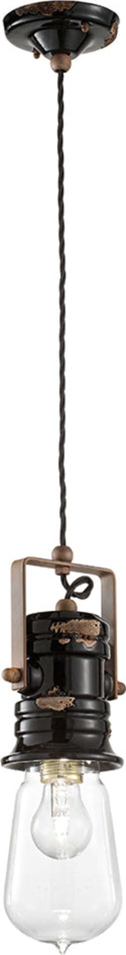 Lampadario-Industrial-Urban-Ferro-E-Ceramica-Vintage-Nero-1-Luce-E27-37Cm