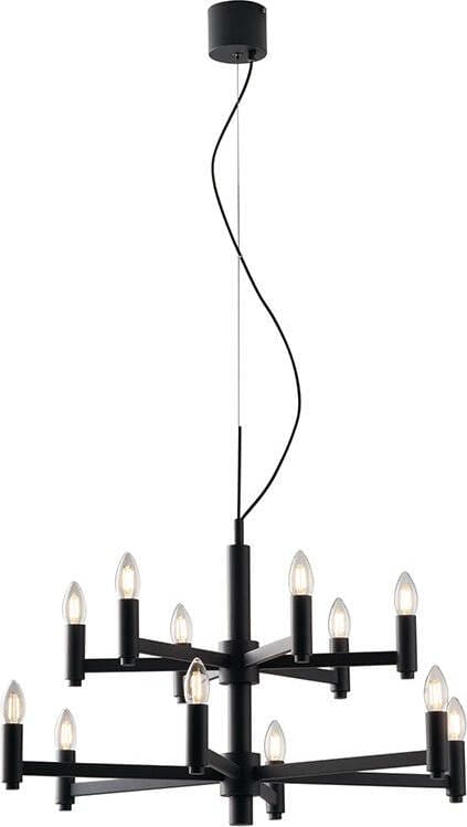 Lampadario Karol Grigio 12Xe14 72X38,5Cm Illuminazione/Illuminazione per interni/Lampadari lampade a sospensione e plafoniere/Lampadari Led Mall Home - Napoli, Commerciovirtuoso.it