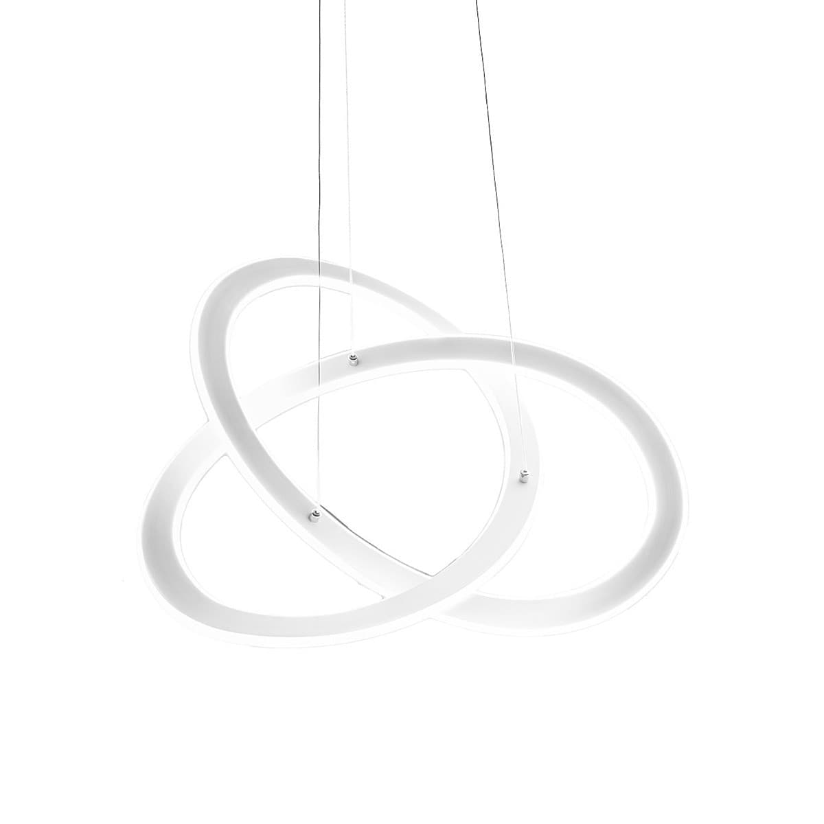 Lampadario-led-Gea-Luce-YARA-SP-N-40W-LED-alluminio-moderno-sospensione