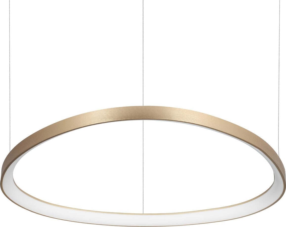 Lampadario-led-Ideal-Lux-GEMINI-269849-ottone-lampada-soffitto-anello-metallo